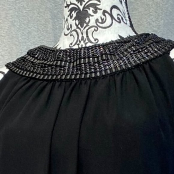 SLNY Fashions Black/Silver Tunic Dress - Picture 6 of 10